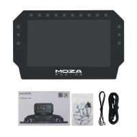 MOZA CM2 Dashboard Sim Racing Dash Display with 5.0-inch 720P Touch Screen & 10 RGB Shift Indicators