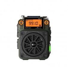 HRD-777 Multifunctional Full Band FM AM SW WB Bluetooth Radio Receiver with Fingertip Gyroscope Design