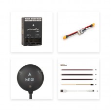 Holybro Pixhawk 6C Mini-B Flight Controller Module + PM02 12S Power Module + M10 GPS Module for FPV Racing Drone Flight Control