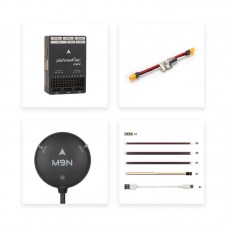 Holybro Pixhawk 6C Mini-B Flight Controller Module + PM02 12S Power Module + M9 GPS Module for FPV Racing Drone Flight Control