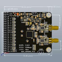 High Speed AD9268 16bit 125MSPS ADC Module 2-Channel Analog to Digital Converter for Communication