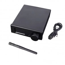 Black B2 Dual ES9038Q2M QCC3084 Bluetooth5.4 Receiver Audio Decoder USB Sound Card Lossless LDAC