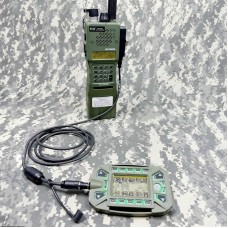 TRI AN/PRC-152 Advanced KDU Kit Three Proofing 6-Band Handheld Tactical Walkie Talkie with Keypad Display Unit KDU Controller