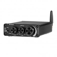 NS-15G Mini Bluetooth5.0 Digital Power Amplifier 100W+100W 2xTPA3116 HiFi Stereo Audio Amplifier with 19V3A Power Adapter