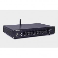 OF100 300W+300W Professional Karaoke Power Amplifier HiFi Audio Preamplifier M65831 Mixing with 12V Power Adapter