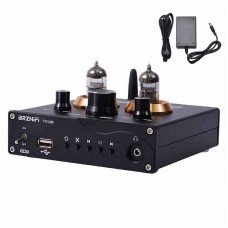 VOL-65U Bluetooth5.0 Electronic Tubes Preamplifier Lossless Audio Player with 12V 2A Power Adapter