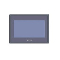 SEEKU WS7020T 7" HMI PLC All in One Touch Screen HMI with Built-In PLC (12DI 8DO Transistor Output)