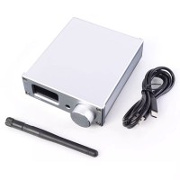Rod Rain Audio (Silver) B2 DAC Bluetooth 5.4 Receiver USB Sound Card with QCC3084 & Dual ES9038Q2M