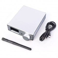 Rod Rain Audio (Silver) B2 DAC Bluetooth 5.4 Receiver USB Sound Card with QCC3084 & Dual ES9038Q2M