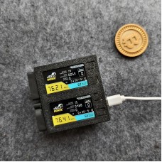 NerdMiner V2 DUO 156KH/s Solo Bitcoin Miner Bitcoin Lottery Miner (Black Shell) w/ 2 Fans 2 Screens