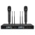 J162 470-960MHz Portable Wireless Microphone One Receiver and Two Microphones FM Dynamic Professional Digital Wireless System