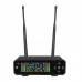 J163 Professional UHF 600-699MHz Wireless Microphone System with Charging Stand for Karaoke Stage Performance