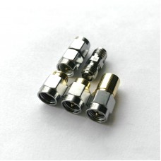DC-6GHz 5PCS SMA Calibration Kit OPEN + SHORT + LOAD +THRU with SMA Male Connector for RF Circuit Impedance Compensation