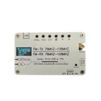 Household 76-108MHz Stereo FM Radio Frequency Modulation Transmitter Support Wireless Bluetooth Connection