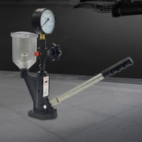 S60H Nozzle Calibrator Injector Tester 60MPa 1000ML Diesel Fuel Injector Testing Tool with 0-600BAR/0-8000PSI Double Scale Gauge