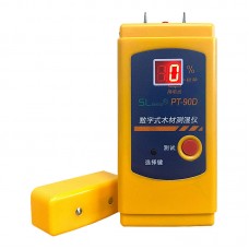 PT-90D Wood Moisture Meter Wood Moisture Tester with 5-40% Range and LED Display (without Battery)