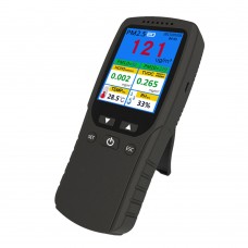 DM106A 8-in-1 Air Quality Monitor PM2.5 Monitor for PM2.5 PM1.0 PM10 HCHO TVOC TEMP Humidity AQI