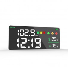DM165A 4-in-1 Decibel Meter 30-130dB Wall Mount Noise Meter for Noise Temperature (℉) Humidity Time