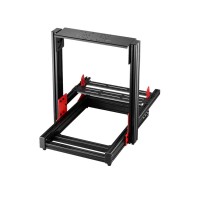 Simplayer (SDR Red) Aluminum Profile Racing Simulator Stand Racing Wheel Stand for Moza Simagic