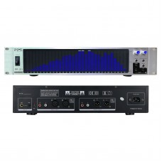 BDS PP-131 Dual 31-band Spectrum Analyzer 2U Spectrum Display (with Silver Panel and Blue LEDs)