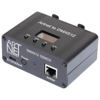 2-Port Artnet to DMX512 Controller 1024CH Artnet Dmx512 Controller (Standard Version) for Stages