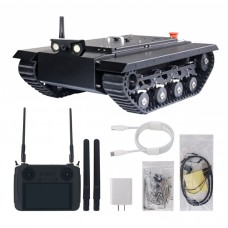 TR500S Robot Chassis Tank Chassis Rubber Track Assembled Load 50KG Image Transmission Remote Control