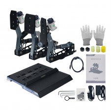 R&B Racing Conspit CPP.Lite 3-Pedal SIM Pedals Racing Pedals Hydraulic Brake Vibration Pedal Set