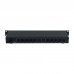 FS-206 Professional Stereo Mono 2 In 10 Out Audio Distributor Stage Performance Audio Splitter 110-220V