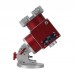 JUWEI-17 Red Harmonic Equatorial Mount with Wide Dovetail Groove for Astronomical Telescope Compatible with Theodolite Mode