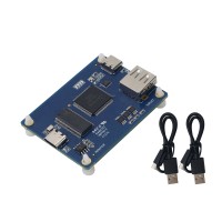 Opensource USB Bus Analyzer Board with 2xType-C Cables USB Sniffer USB2.0/1.1 Bus Protocol Debugging for CPLD/FPGA Learning