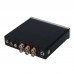Silvery Panel 2.1 Channel Digital Power Amplifier 50W+50W+100W HiFi Subwoofer Audio Amplifier with 24V/4A Power Adapter