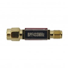 BPF433 SAW Filter 433MHz Bandpass Filter Band Pass Filter w/ SMA Connectors for Image Transmission