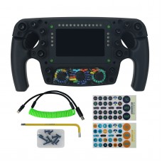 ECANNON ECF2 Formula Wheel Steering Wheel (w/ Lulu Matte Coating in Black) for Logitech Thrustmaster