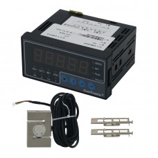 QLFS 1000KG S-type Load Cell Sensor Tensile Force and Compressive Force Sensor + Display Screen