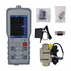 XSB9 Handheld Force Gauge Digital Force Gauge with 3.2" LCD + JLBZ S-type Load Cell Sensor (0-500KG)