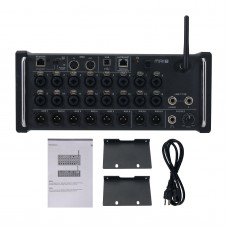 MR18 18-Input 8-Bus Digital Mixer Rack Mount Mixer w/ Wifi Module Multi-Channel USB Audio Interface