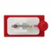 HAM SPACE Red MK-02 Morse Code CW Key 3D-Printed Mini Manual Key High Quality Radio Accessory with 3.5 to 6.5 Adapter