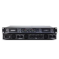 Portable 700Wx4 4-Channel Digital Power Amplifier 1U Professional High Power Pure Rear-stage for Stage Performance/KTV