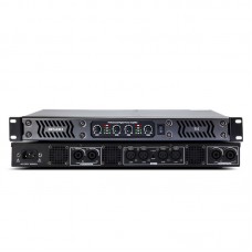 Portable 700Wx4 4-Channel Digital Power Amplifier 1U Professional High Power Pure Rear-stage for Stage Performance/KTV