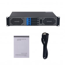 1000Wx4 Professional Rear Stage Power Amplifier Stage Performance KTV High Power Digital CA Dual Audio Amplifier