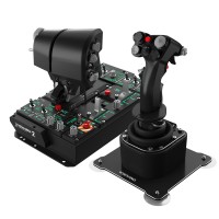 WINWING Flight Simulator Orion 2 StrikeAce E Metal Throttle with Finger Lift + Orion 2 ViperAce EX Joystick with Shaker Kit