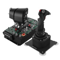 WINWING Flight Game Simulator Orion 2 StrikeAce E Metal Throttle without Finger Lift + Orion 2 ViperAce Joystick