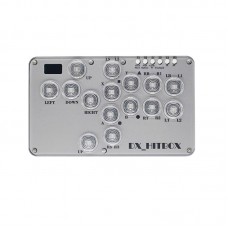 DX_HITBOX 17-Button Arcade Stick Fight Stick Controller w/ TTC Speed Silver V2 Switches for PS4 PS5