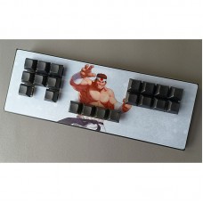 8-Direction Arcade Controller Hitbox-Style Arcade Stick (4 Sets of Assist: 4 Characters 8 Macros)