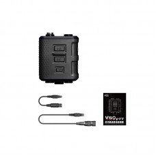 FCS V60 PTT Adapter (Black & Standard Configuration) for 2 Radios Tactical Headset U174/u Connector