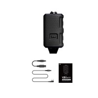 FCS V20 PTT Single-Channel PTT Adapter (Black & Standard Configuration) for Tactical Headset PRC 148