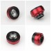 Red Aluminum Alloy Racing Game Simulator Steering Wheel Quick Release Compatible with SIMAGIC/MOZA