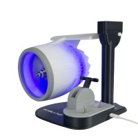 Blue Light Desktop Turbo Fan Creative Jet Fan Engine Built-in Ultrasonic Atomization Device with 50ML Water Tank