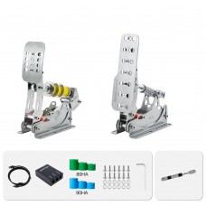 UT-P2-H1 (Throttle + Brake) PC Racing Game Simulator Pedals for Logitech G27/G29 Thrustmaster T300RS/GTT500 with 1 Hydraulic Rod
