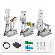 UT-P3 (Throttle+Brake+Clutch) PC Racing Game Simulator Pedals for Logitech G27/G29 Thrustmaster T300RS/GTT500